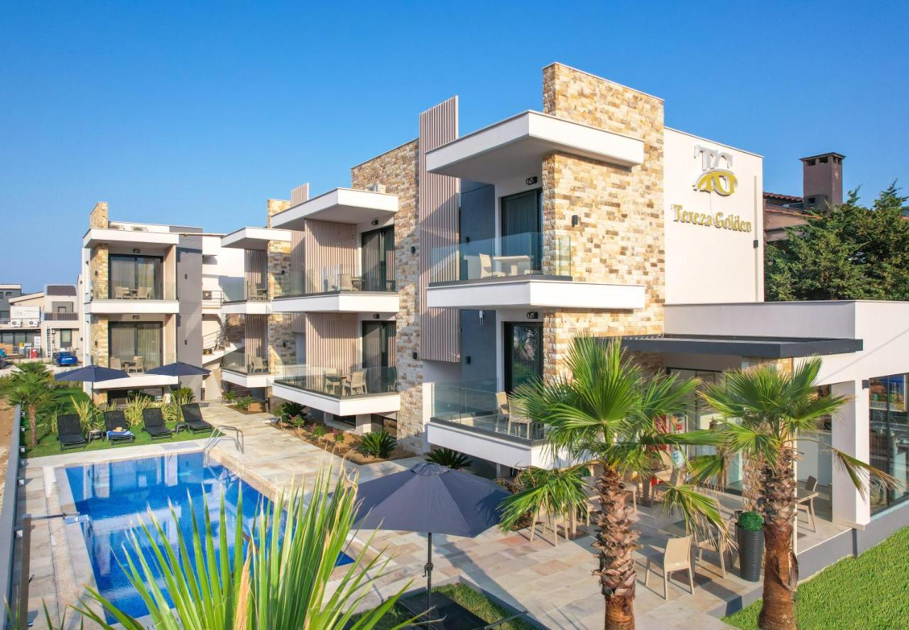 Tereza Golden Aparthotel Hriszí Amudiá Kültér fotó